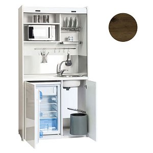 Πολυκουζινάκι Silver Office 105 105x209x65 Walnut