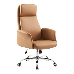 Καρέκλα γραφείου διευθυντή Derjio pakoworld καφέ pu 68x66x115εκ 033-000020