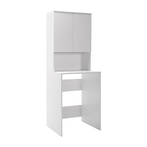 Έπιπλο πλυντηρίου Ryda pakoworld μελαμίνης λευκό 65x60x182εκ 039-000192