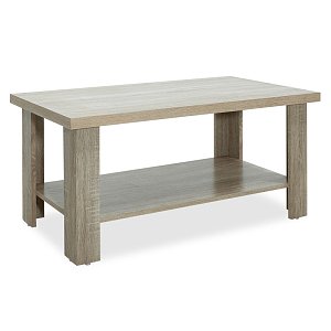 Τραπέζι σαλονιού RIANO pakoworld χρώμα sonoma 89,5x49,5x42,5εκ 049-000024