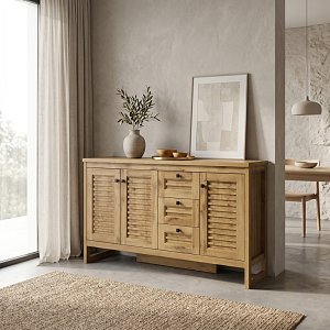 Μπουφές Beles pakoworld sonoma 160x40x93.5εκ 049-000127
