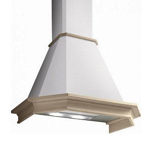PYRAMIS ΡΟΥΣΤΙΚ Απορροφητήρας Καμινάδα 90cm Μπεζ 065018102