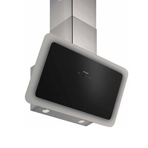 PYRAMIS VETRIO Απορροφητήρας Καμινάδα 60cm Μαύρο Γυαλί 065039301