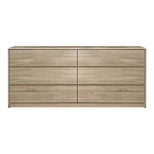 Συρταριέρα Kuanger pakoworld mdf σε φυσική απόχρωση 120x40x70εκ 072-000111