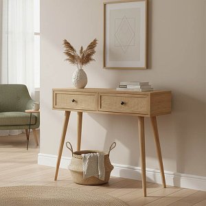 Κονσόλα Oslo pakoworld sonoma 100x29x81εκ 086-000001