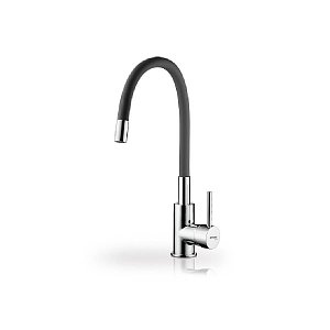 Μπαταρία Κουζίνας Pyramis Aurelia Black Rubber 090942101