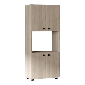 Στήλη Guzel pakoworld σε sonoma απόχρωση 60x31.4x140εκ 120-000479