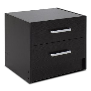 Κομοδίνο OLYMPUS pakoworld χρώμα wenge 47,5x40,5x40,5εκ. 123-000051