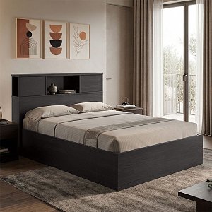Κρεβάτι OLYMPUS pakoworld σε χρώμα wenge 120x200εκ 123-000205