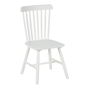 Καρέκλα Melia pakoworld rubberwood σε λευκή απόχρωση 45x51x87εκ 4τμχ 128-000040