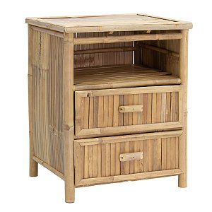 Κομοδίνο Ofra pakoworld bamboo φυσικό 56x46x69εκ 141-000021