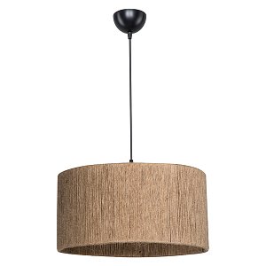 Φωτιστικό οροφής μονόφωτο PWL-1184 pakoworld Ε27 καφέ Φ40x20εκ 147-000101