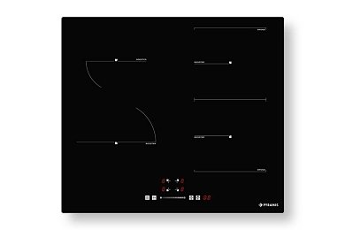 PYRAMIS PHI62432FMB Επαγωγική Εστία 60cm Μαύρη 174020130