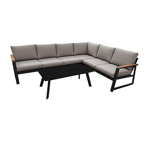 Γωνία Κήπου σετ 2τμχ Αλουμινίου Livia 5529 G  200-60-059