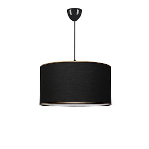 Φωτιστικό οροφής μονόφωτο PWL-1091 pakoworld Ε27 μαύρο Φ38x21εκ 202-000068