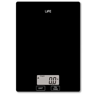 LiFE Accuracy Γυάλινη ψηφιακή ζυγαριά κουζίνας 221-0181