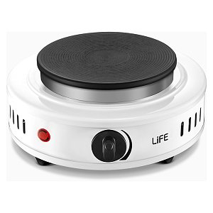 Life Mataki Ηλεκτρική Εστία Λευκό 500W 221-0182
