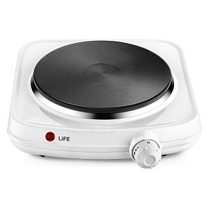 Life Perfect Cook Ηλεκτρική Εστία Λευκό 1500W 221-0184