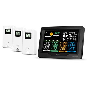 Life Continental Quad Display 221-0191 Μετεωρολογικός Σταθμός