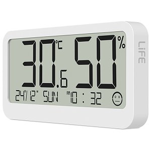 Life Contempo Plus 221-0273 Ψηφιακό Θερμόμετρο Υγρόμετρο Λευκό