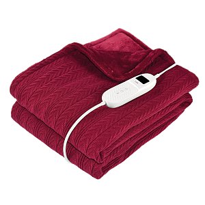 Life Villa Ruby Double 221-0370 Ηλεκτρική Κουβέρτα 160x120cm Κόκκινη