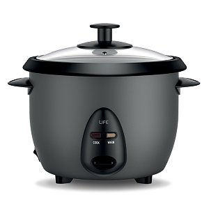 LIFE BASMATI Βραστήρας Ρυζιού 1L 400W 221-0432