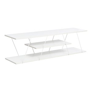 Έπιπλο τηλεόρασης Tars pakoworld λευκό 120x30x33εκ 225-000031
