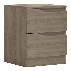 Κομοδίνο Verena pakoworld sonoma 40x40x50εκ 230-000138