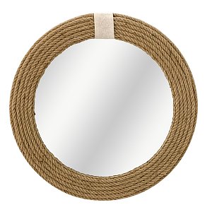 Καθρέπτης Rope pakoworld φυσικό 60x2x60εκ 233-000015