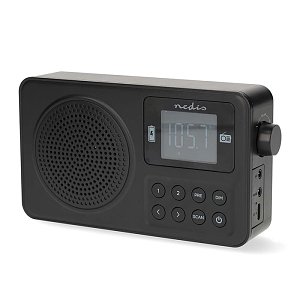 NEDIS RDFM2225BK Φορητό Επαναφορτιζόμενο Ραδιόφωνο 233-2826