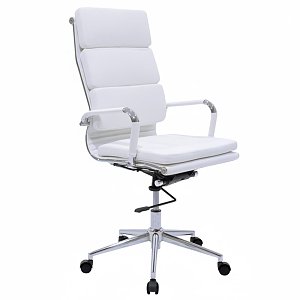 Καρέκλα γραφείου διευθυντή Tokyo pakoworld λευκό pu 55.5x52x108εκ 277-000010