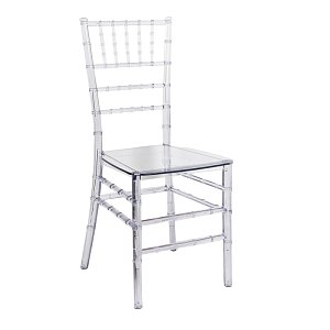 Καρέκλα Tiffany pakoworld διάφανο pc 38x38.5x88εκ 326-000011