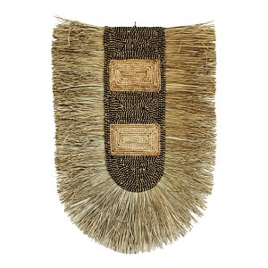 Διακοσμητικό τοίχου Baffen I Inart seagrass σε φυσικό χρώμα 60x85x10εκ 339-000039