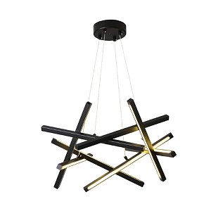 Φωτιστικό οροφής Luminis pakoworld led μέταλλο μαύρο 85x85x40εκ 342-000134