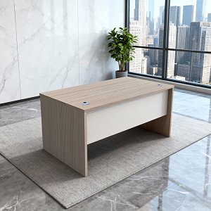 Γραφείο εργασίας Armadi pakoworld sonoma-λευκό 180x75x75εκ 367-000020