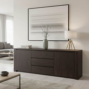 Μπουφές Kalya pakoworld σε wenge απόχρωση 220x49x89.5εκ 383-000020