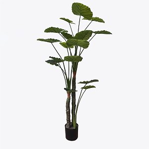 Διακοσμητικό φυτό σε γλάστρα Taro Plant Inart πράσινο Φ90x180εκ 391-000015
