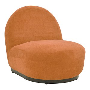 Πολυθρόνα Zenny pakoworld υφασμα terracotta 64x85x68εκ 392-000010