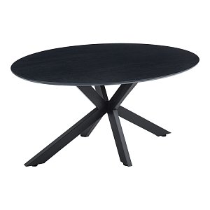 Τραπέζι Makrey pakoworld μαύρο mdf- μεταλλικά πόδια 160x90x75εκ 392-000019