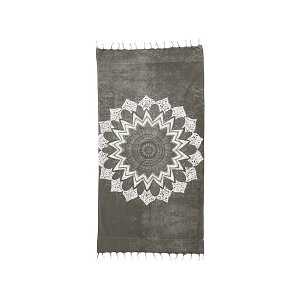 Πετσέτα Θαλάσσης Διπλής Όψεως Boho Γκρι 90x180cm