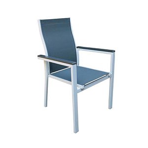 Πολυθρόνα Αλουμινίου-Polywood Bianca Λευκό 5372G 200-57-003