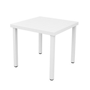 Τραπέζι Αλουμινίου Madison Λευκό 80x80x75 5480G 200-58-019