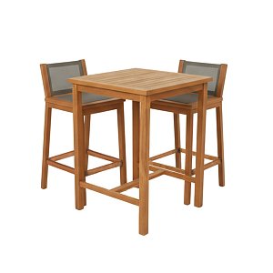 Σταντ Μπαρ Κήπου σετ 3τμχ Teak 5541 G + 5544 G 200-25-014