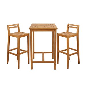 Σταντ Μπαρ Κήπου σετ 3τμχ Teak 5542 G + 5544 G 200-25-015