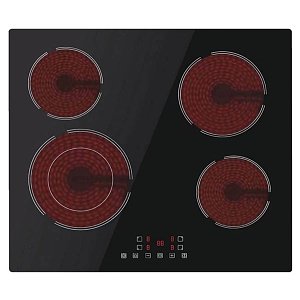 DAVOLINE BVC6005 Κεραμική Εστία 60cm Μαύρη 801208066