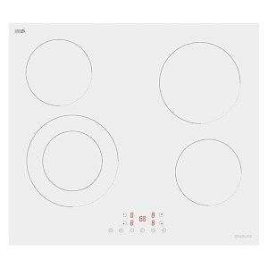 DAVOLINE WVC 6005 Κεραμική Εστία 60cm Λευκή 801208073