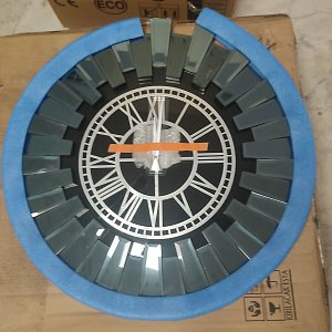 Ρολόι Piyano Τζάμι-Καθρέφτης Ασημί 70εκ 951-027-1500
