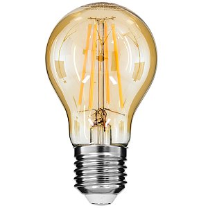 GloboStar 99038 Λάμπα LED A60 Filament Μελί 10W