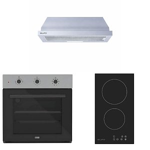 Σετ SILIFO SF6008 & SF6801HDV2 & SF6720ASI Φούρνος, Εστία & Απορροφητήρας 113127