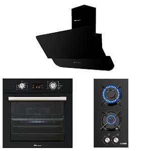 Σετ MULTIHOME MH-6060 & MH-6141 & MH-6601 Φούρνος, Εστία Domino Αερίου & Απορροφητήρας 76066